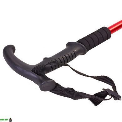 Палка треккинговая (для скандинавской ходьбы) (1шт) SP-Sport TY-3924-2 Синий ENERGIA (алюминий, 3 слож, l-65-135см,)