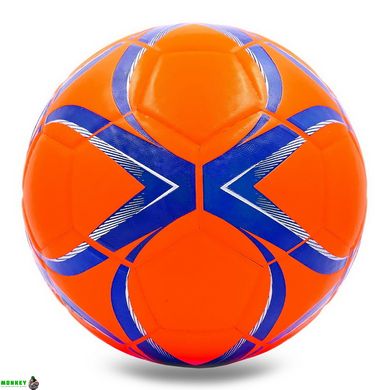 Мяч для футзала MOLTEN FXI-550 №4 PU клееный оранжевый-синий