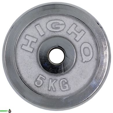 Блины (диски) хромированные HIGHQ SPORT TA-1452-5 30мм 5кг