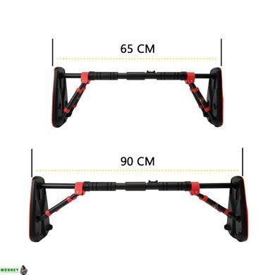 Турнік розсувний Cornix Elite+ 65-90 см XR-0293 Black/Red