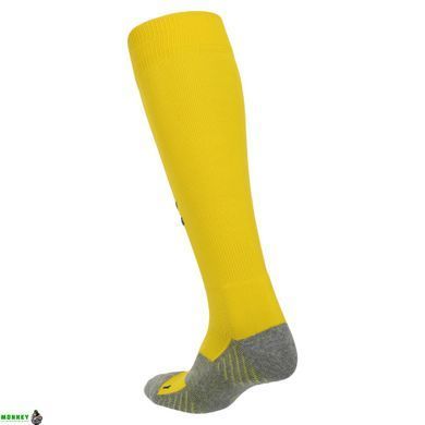 Гетри футбольні чоловічі KELME LIGA K15Z908-9714 Жовтий-синій M-39-41 (нейлон, бавовна)