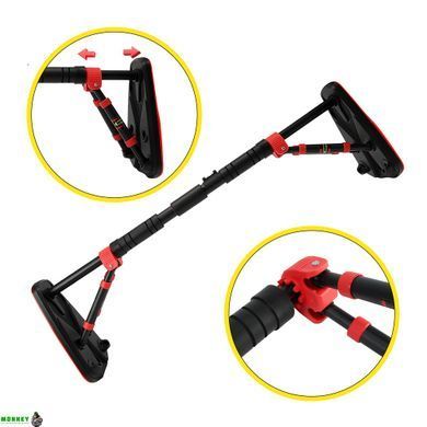 Турнік розсувний Cornix Elite+ 65-90 см XR-0293 Black/Red
