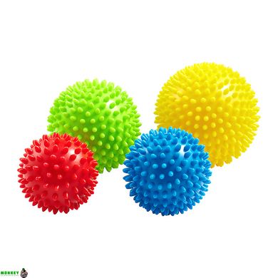 Масажні м'ячі з шипами 4FIZJO Spike Balls 4 шт 4FJ0115