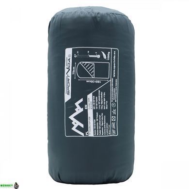 Спальный мешок (спальник) одеяло SportVida SV-CC0063 +2 ...+21&deg;C R Navy Green/Red
