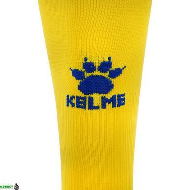 Гетри футбольні чоловічі KELME LIGA K15Z908-9714 Жовтий-синій M-39-41 (нейлон, бавовна)