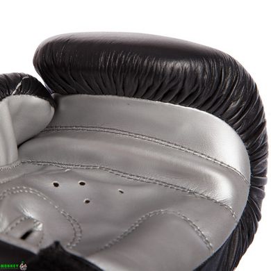 Перчатки боксерские кожаные на липучке TWN-DRAGON-Rep 10-16 унций цвета в ассортименте