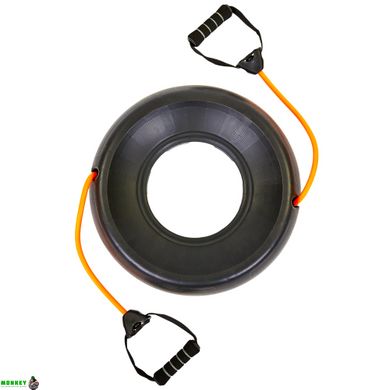 Подставка со съемными эспандерами для фитбола PRO-SUPRA FI-0850-T диаметр-12x2,5мм длина-48см черный