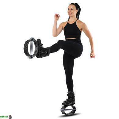 Фитнес джамперы профессиональные Record Rufirm Kangoo Jumps SK-8621 Черный L (37-39) размер 37-45
