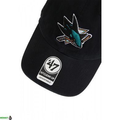 Кепка 47 Brand NHL SAN JOSE SHARKS черный Уни OSFA