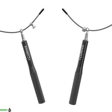 Скакалка швидкісна для кросфіту Cornix Speed Rope XR-0152 Black