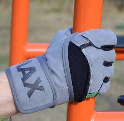 Перчатки для фитнеса MadMax MFG-860 Wild Grey/Green L