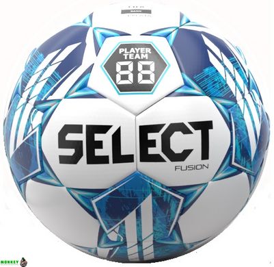Футбольный мяч Select Fusion v23 бело-синий Уни 5