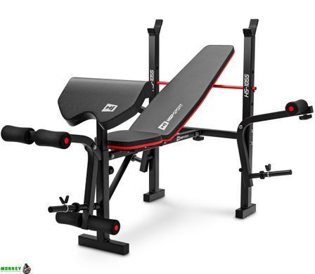 Набор Elitum Titan 68 кг со скамьей HS-1055 Pro, штангой и гантелями