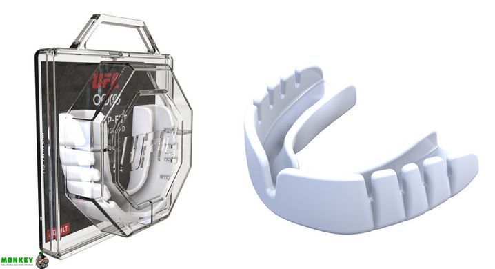 Капа OPRO Junior Snap-Fit UFC Hologram White (art.002263002)