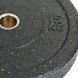Диски (блини) бамперні для кросфіту Record RAGGY Bumper Plates ТА-5126-15 51мм 15кг чорний