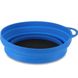 Lifeventure тарелка Silicone Ellipse Bowl blue