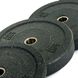 Диски (блини) бамперні для кросфіту Record RAGGY Bumper Plates ТА-5126-15 51мм 15кг чорний