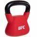 Гиря сталева з вініловим покриттям UFC UHA-69693 вага 6кг червоний