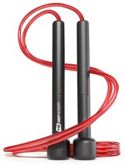 Скакалка Hop-Sport Crossfit NEW з пластиковыми ручками HS-P025JR красная