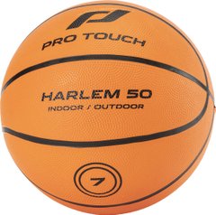 М'яч баскетбольний PRO TOUCH Harlem 50 чорно-помаранчовий Уні 7