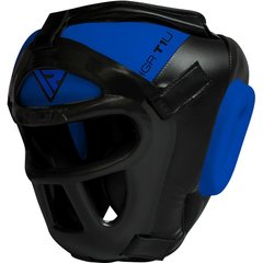 Боксерський шолом тренувальний RDX Guard Blue XL