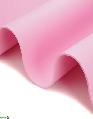 Килимок (мат) спортивний SportVida TPE 183 x 61 x 0.6 см для йоги та фітнесу SV-EZ0055 Pink