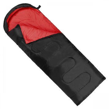 Спальний мішок (спальник) ковдра SportVida SV-CC0064 +2 ...+21&deg;C L Black/Red