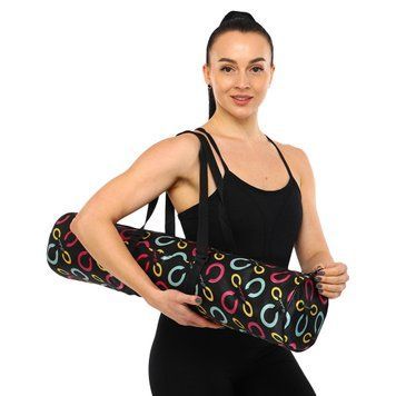 Чохол-сумка для фітнес килимка SP-Planeta Yoga bag fashion FI-6011 чорний