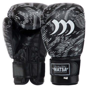 Перчатки боксерские PVC MATSA MA-7762 Черный 10 унций