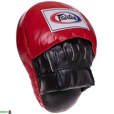 Лапа Изогнутая для бокса и единоборств FAIRTEX FMV9 Синий 24x19x5см 2шт