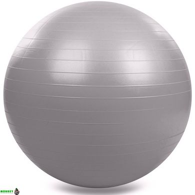 Мяч для фитнеса (фитбол) гладкий сатин 85см Zelart FI-1985-85 (PVC, 1200г, цвета в ассортименте, ABS технолог)
