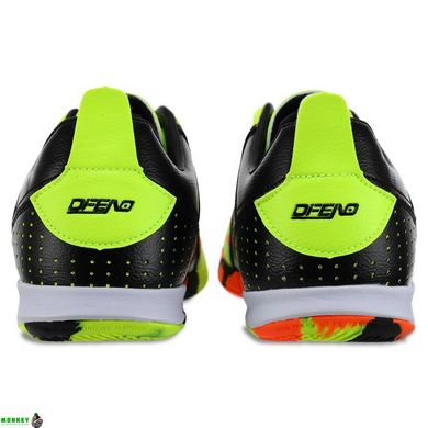 Взуття для футзалу чоловіче DIFENO 220860-1 розмір 40-45 жовтий-чорний