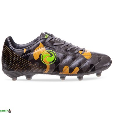 Бутсы футбольная обувь PRIMA 20235B-3 GREY/YELLOW/L.GREEN размер 40-45 (верх-PU, подошва-термополиуретан (TPU), серый-желтый-салатовый)