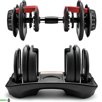 Гантель разборная регулируемая Gymtek 2,5-24кг красный