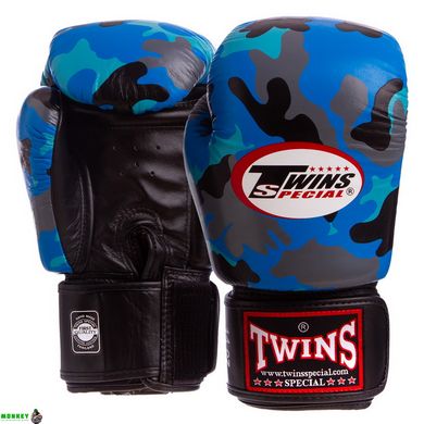 Перчатки боксерские кожаные TWINS FBGVL3-ARMY 12-16 унций цвета в ассортименте
