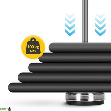 Тренажер для запястий и предплечий 4FIZJO Wrist Roller Black (P-5905973400350)