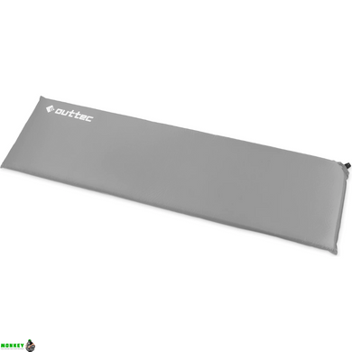 Самонадувний килимок Outtec 180х53х4см гладкий сірий