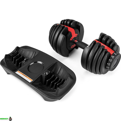 Гантель разборная регулируемая Gymtek 2,5-24кг красный
