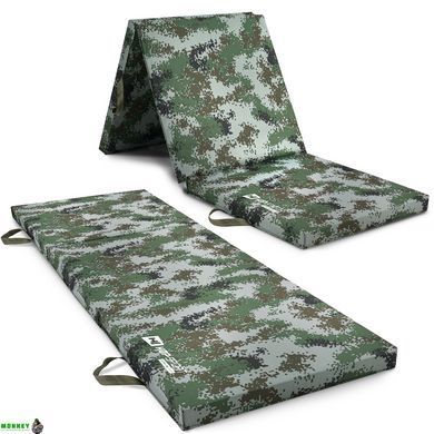 Мат гімнастичний Hop-Sport HS-065FM 5см твердий хакі