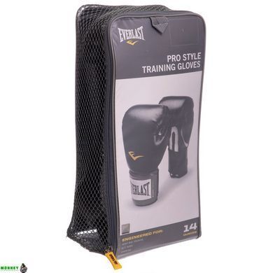 Рукавички боксерські EVERLAST PRO STYLE TRAINING EV1200014 14 унцій чорний