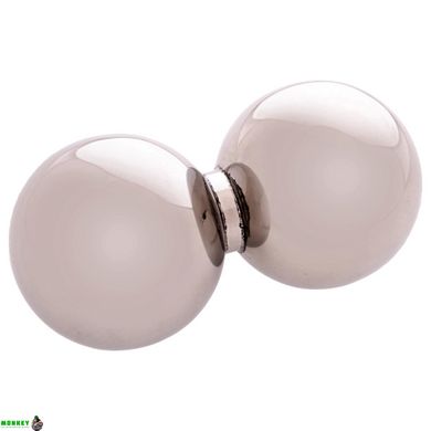 Мяч кинезиологический двойной Duoball Zelart FI-1595 серебро