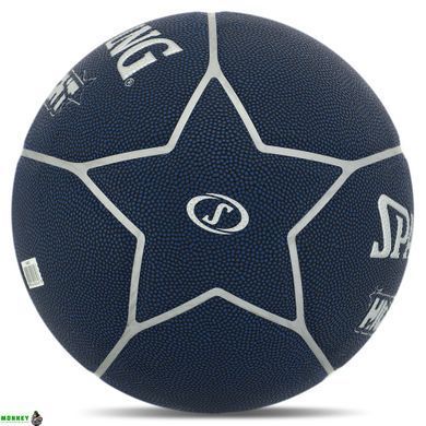 М'яч баскетбольний Composite Leather SPALDING HIGHLIGHT 76867Z №7 синій