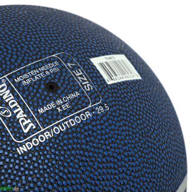 М'яч баскетбольний Composite Leather SPALDING HIGHLIGHT 76867Z №7 синій