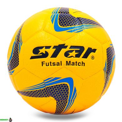 М'яч для футзалу STAR JMT03501 №4 PU клеєний жовтий