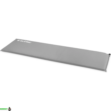 Самонадувний килимок Outtec 180х53х4см гладкий сірий