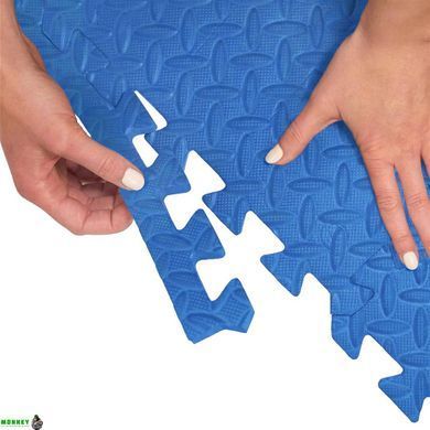 Мат-пазл (ласточкин хвост) Cornix Mat Puzzle EVA 120 x 120 x 1 cм XR-0237 Blue