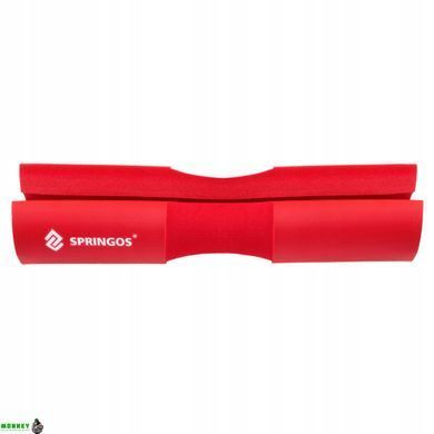 Накладка (бампер) на гриф Springos Barbell Pad FA0206 Red