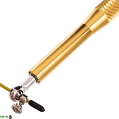 Скакалка скоростная Кроссфит с подшипником и стальным тросом с алюминиевыми ручками CIMA CM-J601 3м цвета в ассортименте