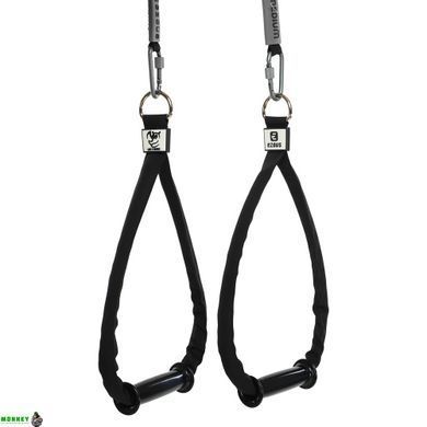 Ручки для эспандера и тренажера MULTE FUNCTION HANDLES EZOUS F-03 2шт черный
