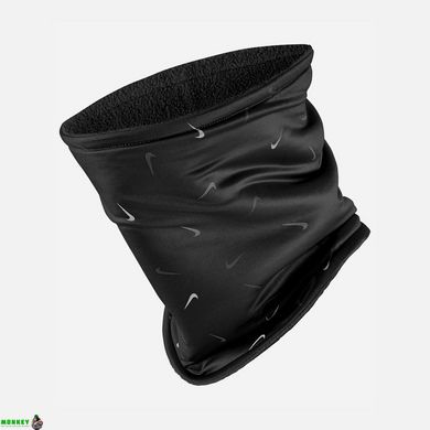 Баф Nike Y NECKWARMER 2.0 REVERSIBLE BLACK/SMOKE GREY/WHITE OSFM чорний, сірий, білий Діт OSFM